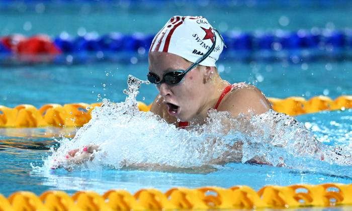 SWIMMING AUSTRALIAN TRIALS, Ella Ramsay in action during the heats of ...
