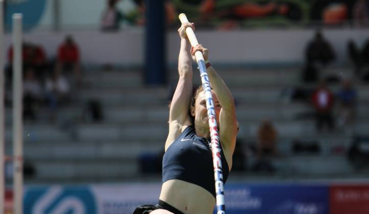 Lou Rostock North German Athletics Championships in Rostock, womens high jump ...