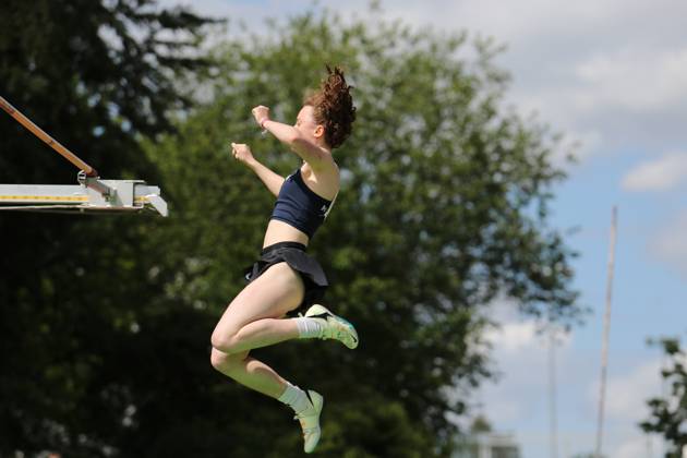 Lou Rostock North German Athletics Championships in Rostock, womens high jump ...