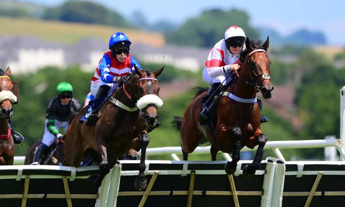 Newtown Races England Newton Abbot Races, Newton Abbot, UK - 25 June 2024 Karakoy ridden by ...
