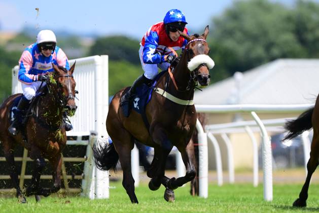 Newtown Races England Newton Abbot Races, Newton Abbot, UK - 25 June 2024 Karakoy ridden by ...