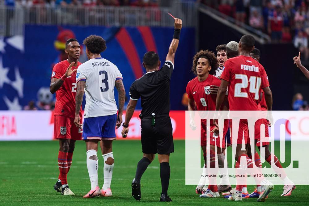 Copa America USA 2024 Panama vs United States Referee Ivan Barton of El ...