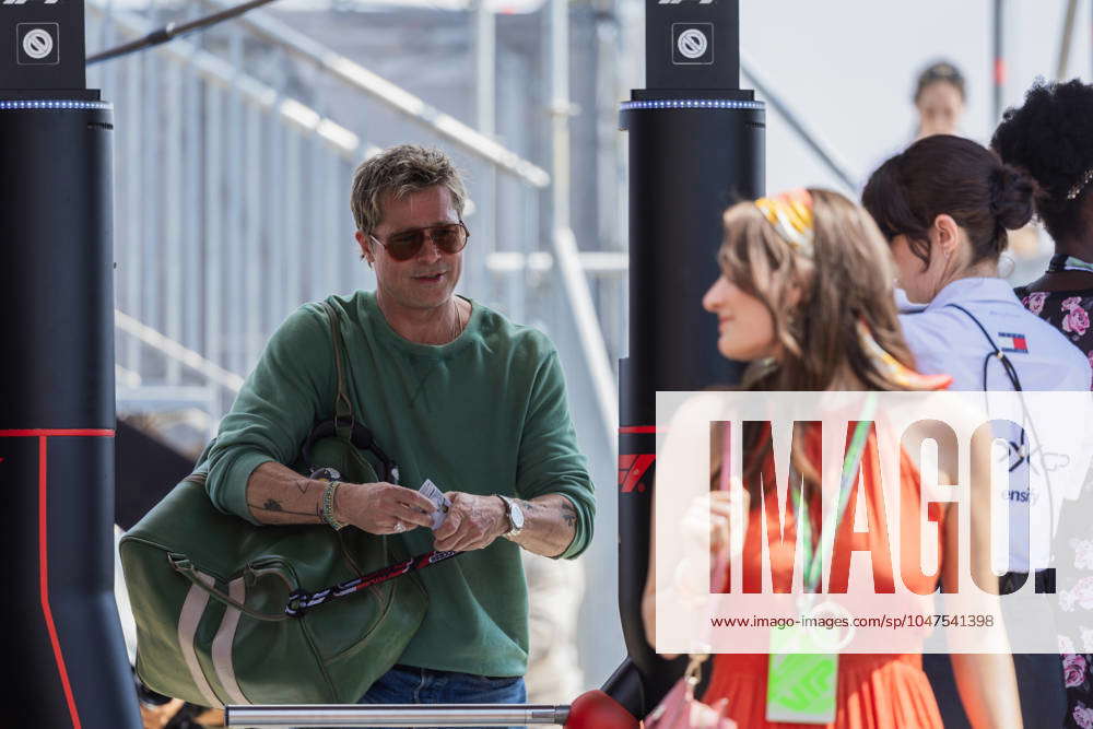 Paddock Actor Hungaroring, Mogyorod, Hungary. 19.July.2024; Brad Pitt, American actor ...