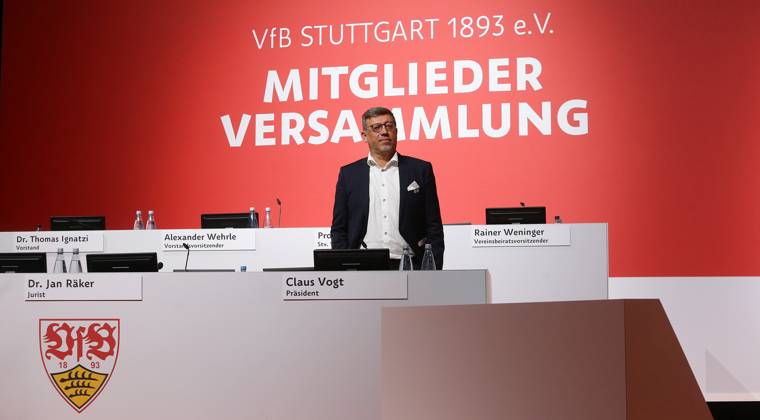 Stuttgart General Assembly VfB Stuttgart 1893 e V President Wolfgang