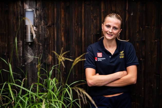 Nora Lindahl Of The Swedish National Athletics Team Poses For A 