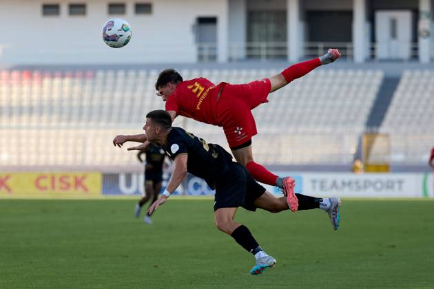 Balzan FC v Birkirkara FC Manuel Morello of Birkirkara is controlling ...