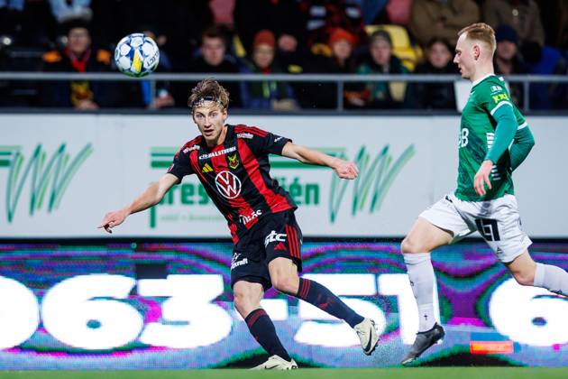 Östersunds Albin Sporrong during the Superettan football match between ...