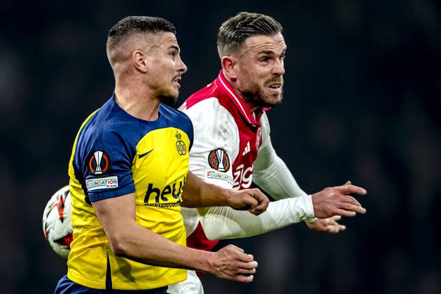 Jordan Ivanovic Union Saint-Gilloise forwarder Franjo Ivanovic during the match Ajax ...