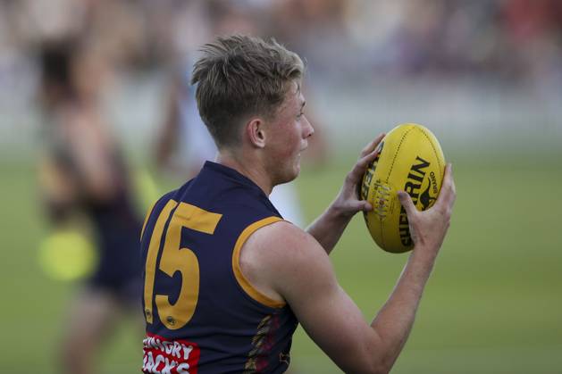 AFL SIMULATION CROWS POWER, Brayden Cook of the Crows during the AFL ...
