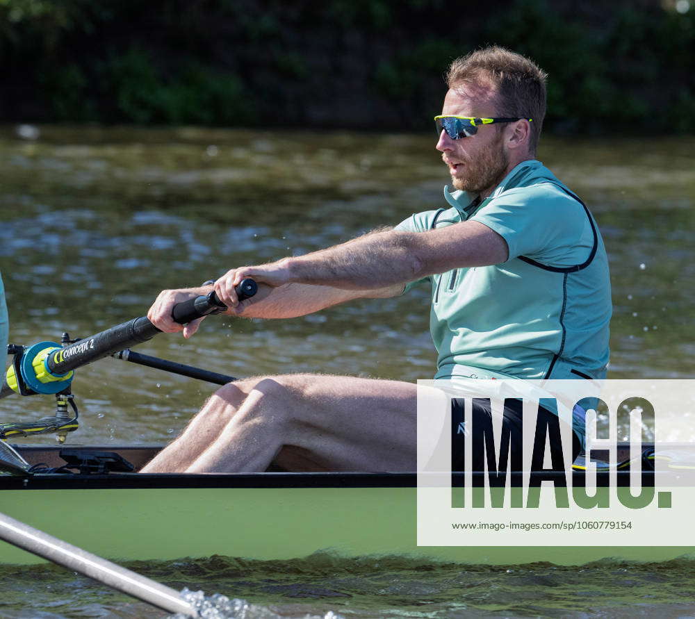 The Boat Race Media Day Six Seat James Robson during The CHANEL J12 ...