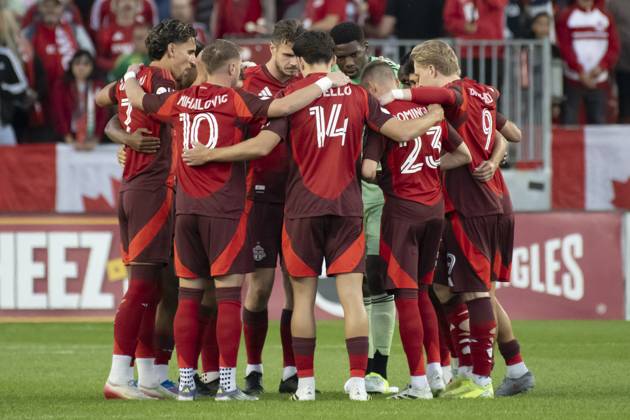 Toronto Fc Roster Toronto, Ontario, Canada: Toronto FC players huddle before the MLS ...