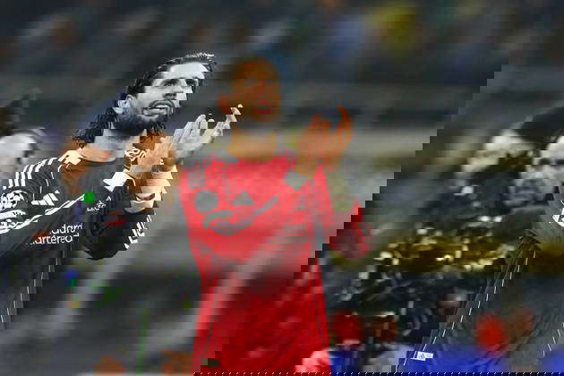 December 9, 2025, Milan, Lombardy, Italy: DOMINIK SZOBOSZLAI of Liverpool celebrates his side s win in the UEFA Champions League 2025 26 League Phase Day 6 game between FC INTER and LIVERPOOL FC at the Giuseppe Meazza Stadium in Milan, Italy. Liverpool won the game 1:0. Milan Italy - ZUMAc179 20251209_zep_c179_480 Copyright: xMickaelxChavetx