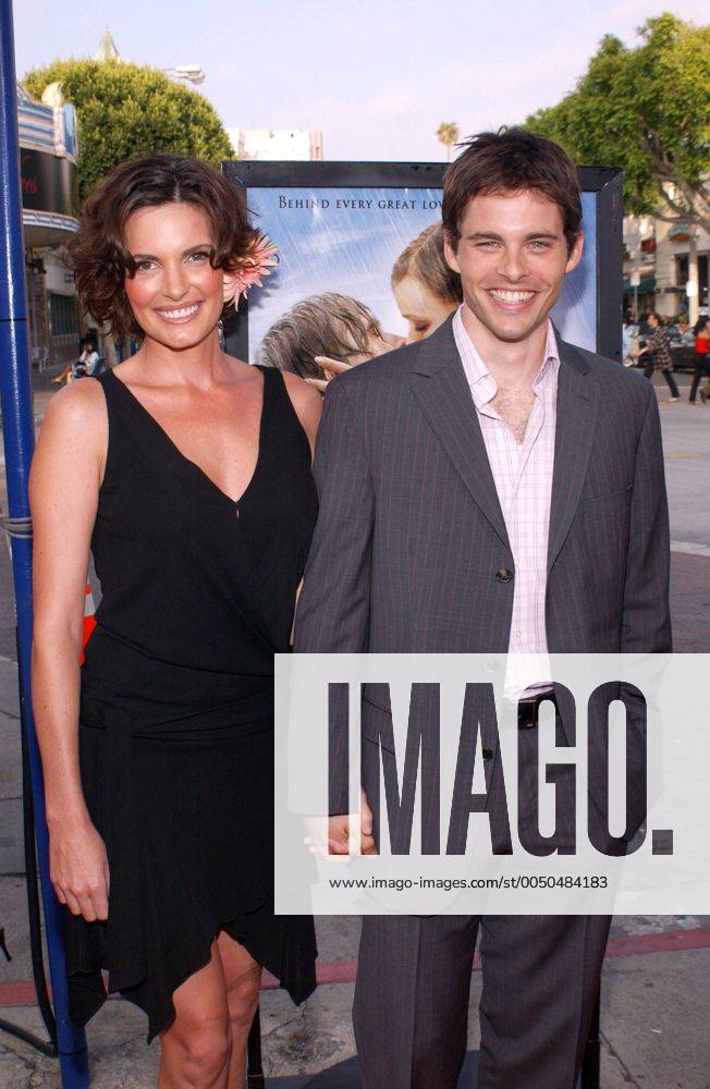 Schauspieler James Marsden (USA) mit Ehefrau Lisa Linde anlässlich der ...