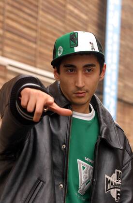 Eko The Rapper Rapper Eko Fresh richtungsweisend anlässlich der CeBit 2004 in