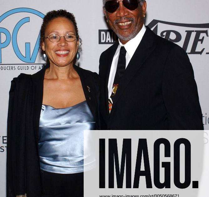 Schauspieler Morgan Freeman (re., USA) und Ehefrau Myrna Colley-Lee (li ...