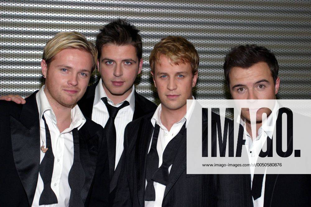 Westlife (irl) - V.r.n.l.: Sänger Shane Filan, Kian Egan, Mark Feehily 