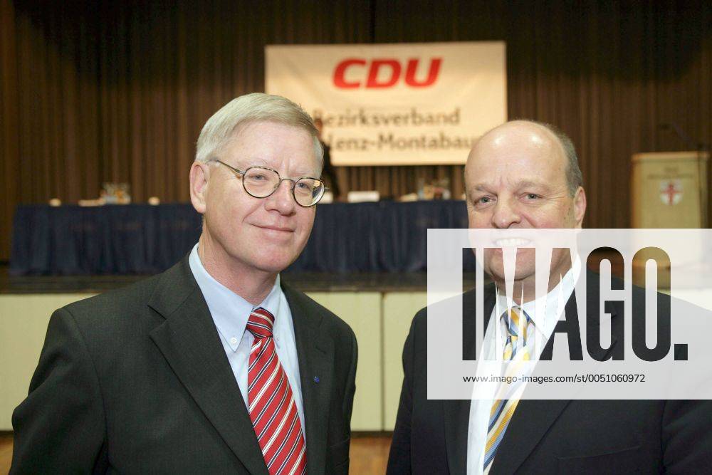 Joachim Hörster (li., GER CDU Bundestagsabgeordneter) Und Dr. Adolf ...