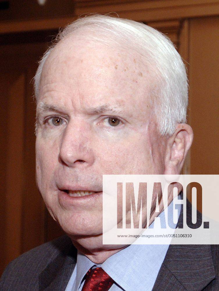 John McCain (USA Republikaner Senator Arizona) in Washington D.C. Y