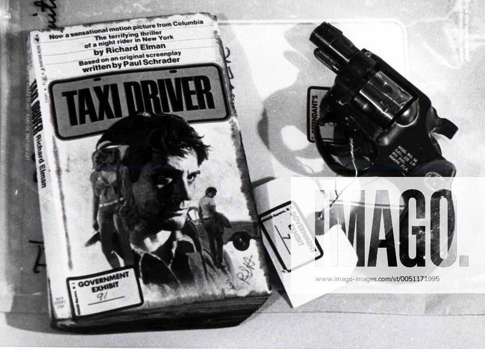 Tatwaffe und Video Taxi Driver von John Hinckley Jr. (USA) Am 30.
