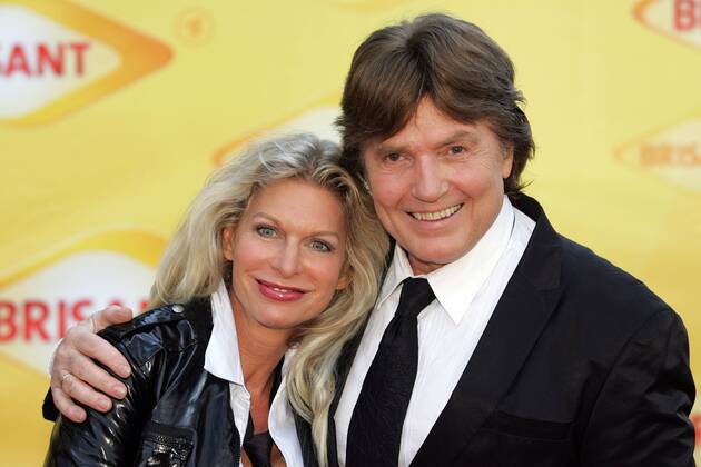 Sänger Chris Roberts mit Ehefrau Claudia auf dem