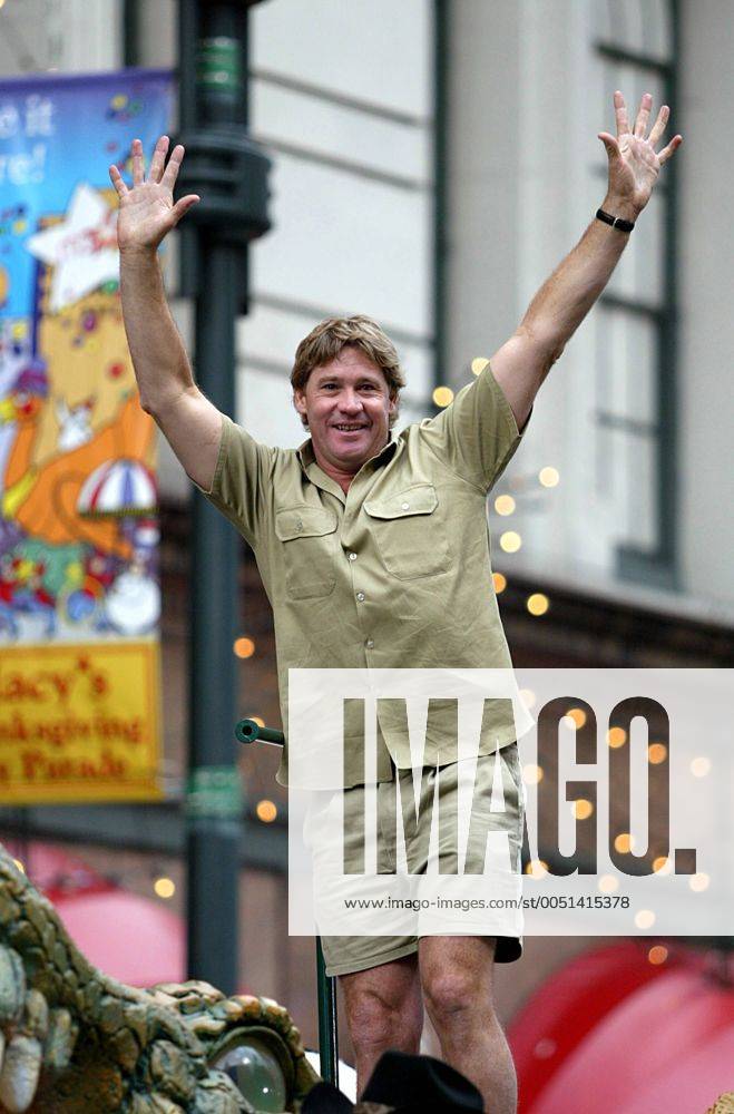 Crocodile Hunter Steve Irwin (AUS) anlässlich der Thanksgiving Day