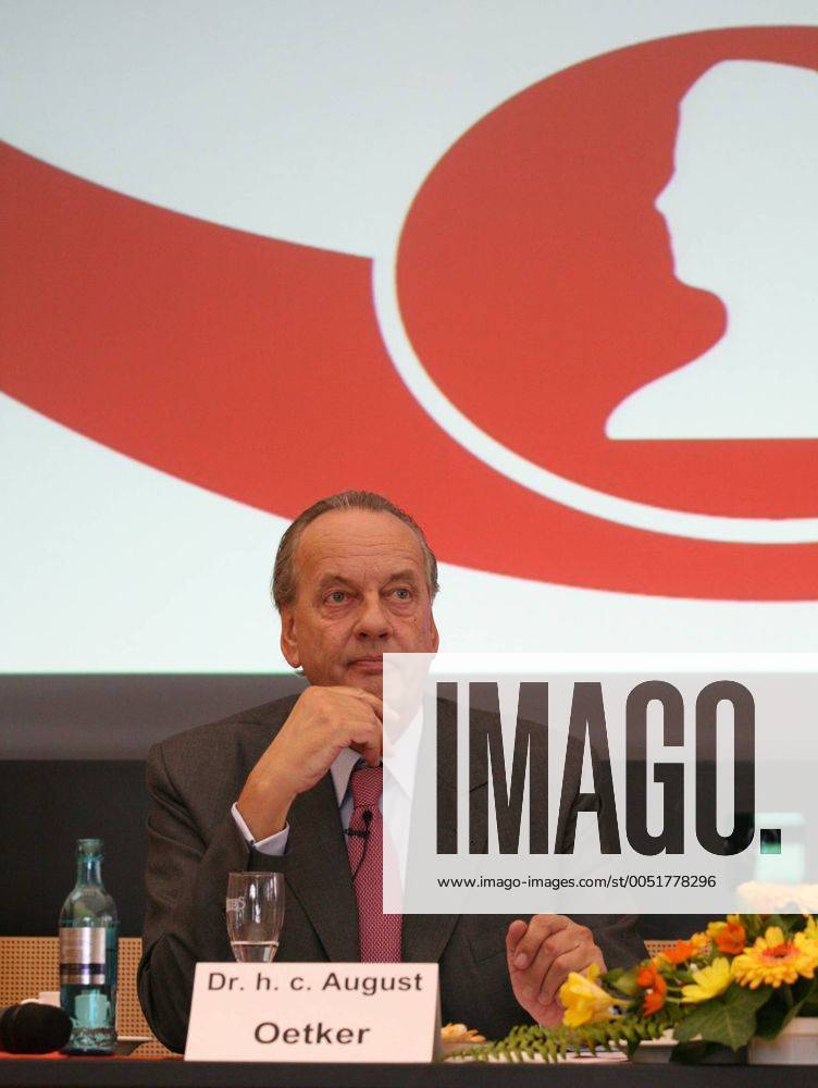 Dr. August Oetker (GER Vorsitzender der Geschäftsführung Dr. Oetker Nahrungsmittel KG) anlässlich Dr. August Oetker (GER Vorsitzender der Geschäftsführung Dr. Oetker Nahrungsmittel KG) anlässlich