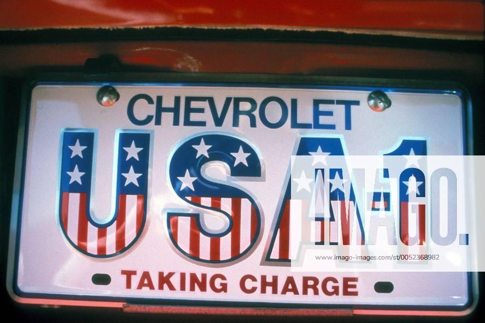 Chevrolet USA 1 taking charge Wunschnummernschild in Los