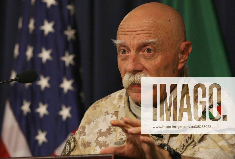 General Alessandro Pompegnani (Italien Stellvertretender Kommandeur der