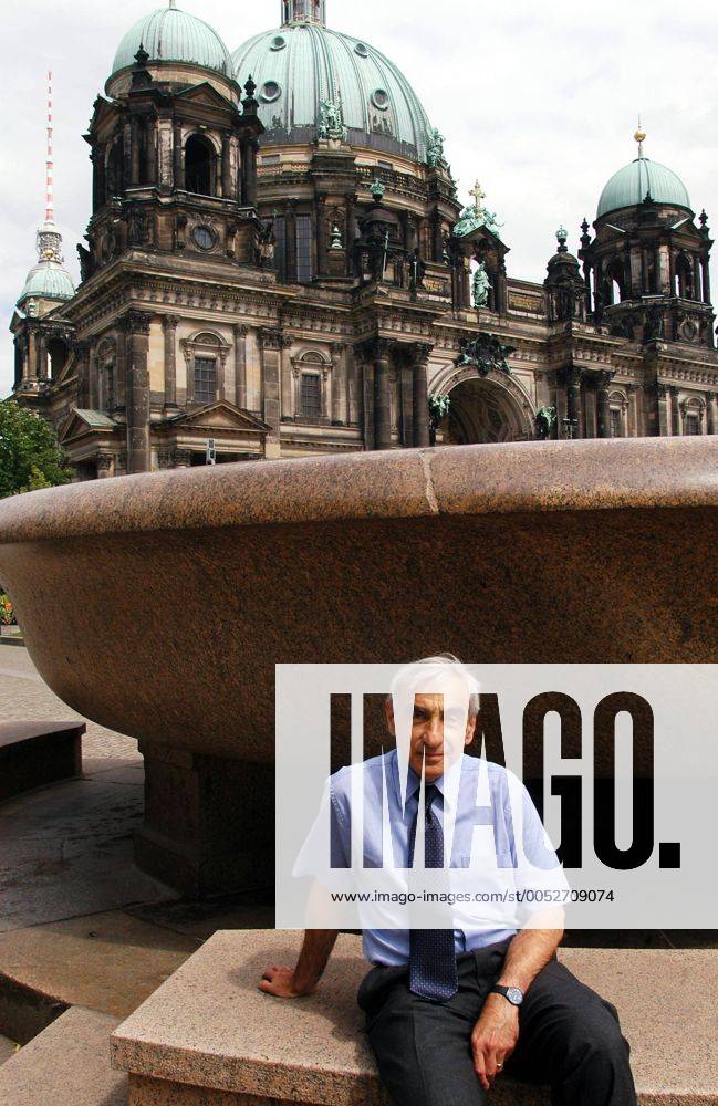 Philosoph Michael Walzer anlässlich eines Pressetermins im Lustgarten in