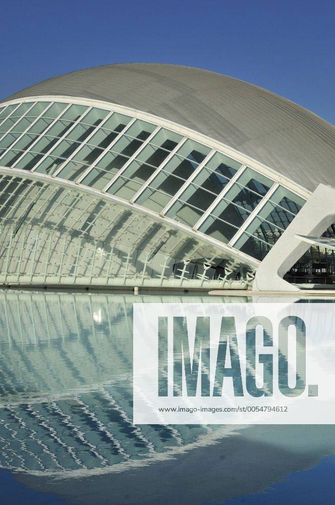 L Hemisferic, Imax-Kino und Planetarium, in der Ciudad de las Artes y ...