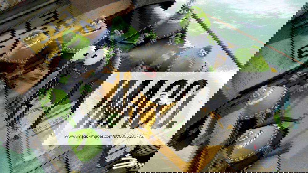 2006 Flushed Away Movie Set PICTURED Actor JEAN RENO as the voice