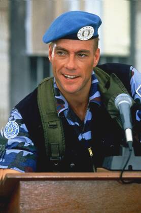 Jean-Claude Van Damme Colonel Guile (Jean-Claude Van Damme) *** Local  Caption *** 1994, Street Fighter, Streetfighter - Die Entscheidende  Schlacht Stock Photo - Alamy