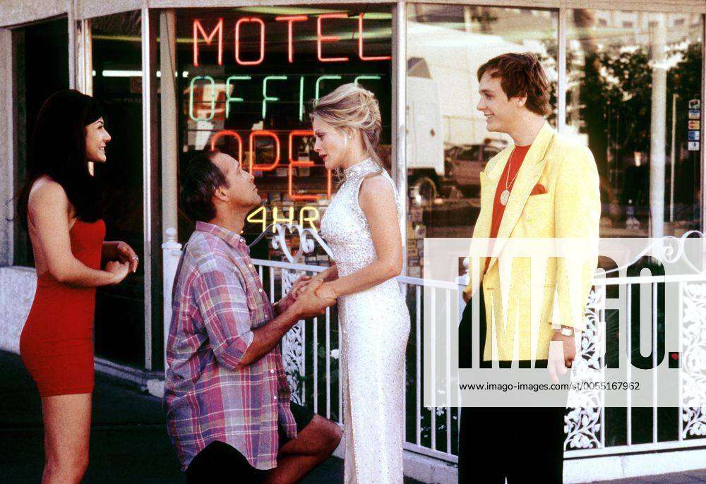 1997 - Vegas Vacation - Movie Set PICTURED: MARISOL NICHOLS as Audrey  Griswold with CHEVY CHASE as