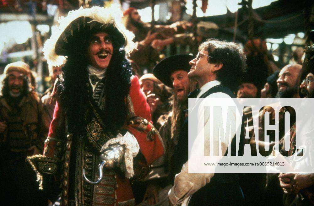 1991 - Hook - Movie Set PICTURED: DUSTIN HOFFMAN as Capt. Hook and