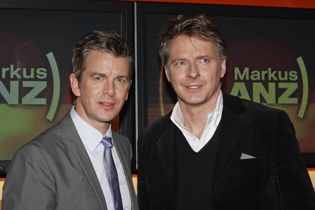 Markus Lanz und Jörg Pilawa in der ZDF Talkshow MARKUS LANZ