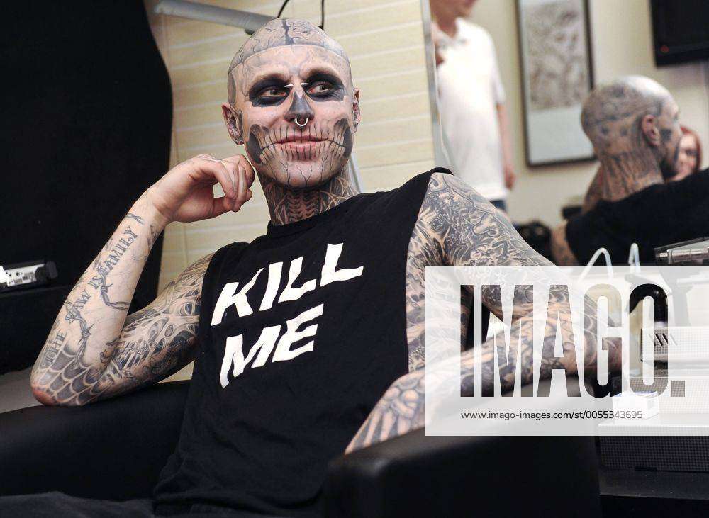Zombie Boy | Rick genest, Cool chest tattoos, Halloween tattoos