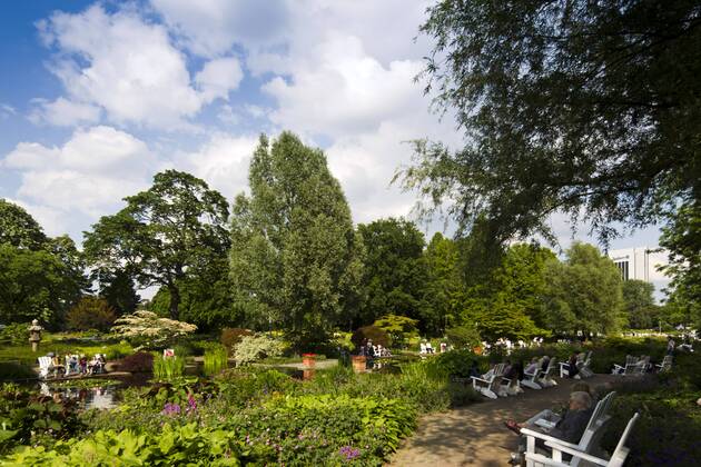 Hamburger Park Planten und Blomen Hamburg, Hamburger, Deutschland ...