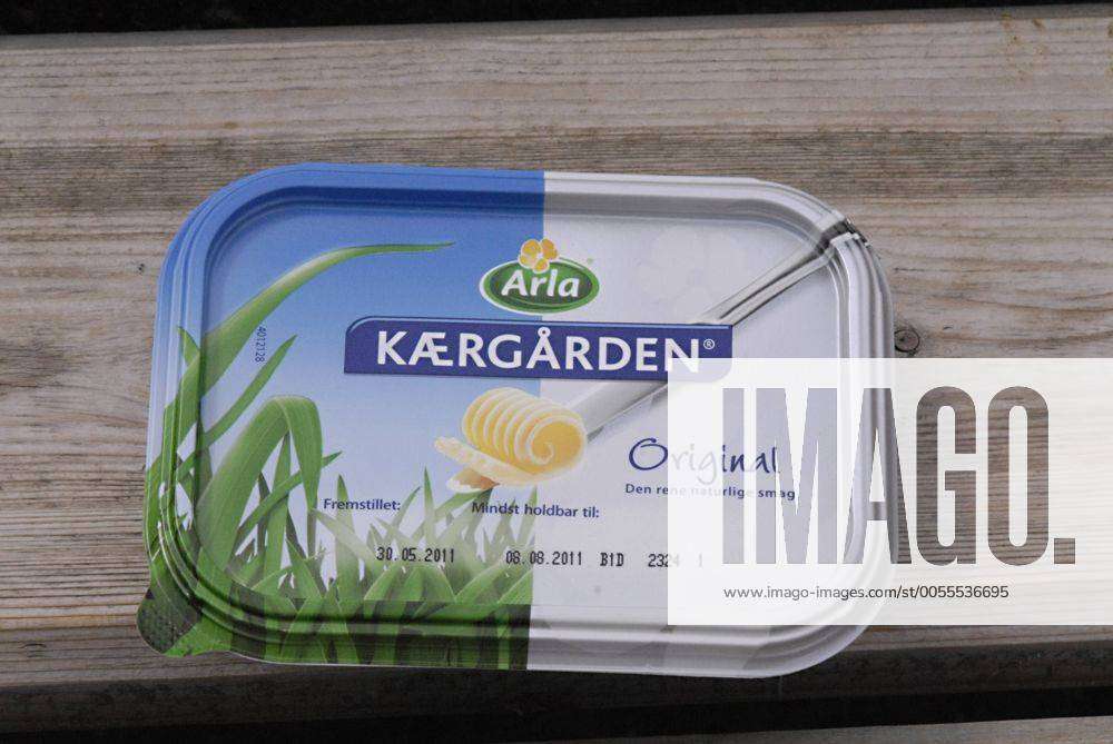 KASTRUP COPENHAGEN DENMARK Kaergarden butter from Arla 16 June