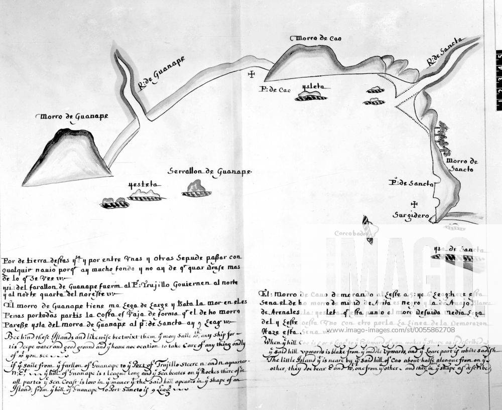 The river Santa, the furthest point reached by Pizarro s expedition ...