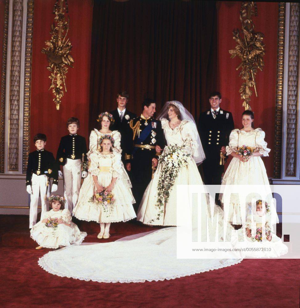 Wedding of the Prince and Princess of Wales (Lady Diana Spencer) 29 ...