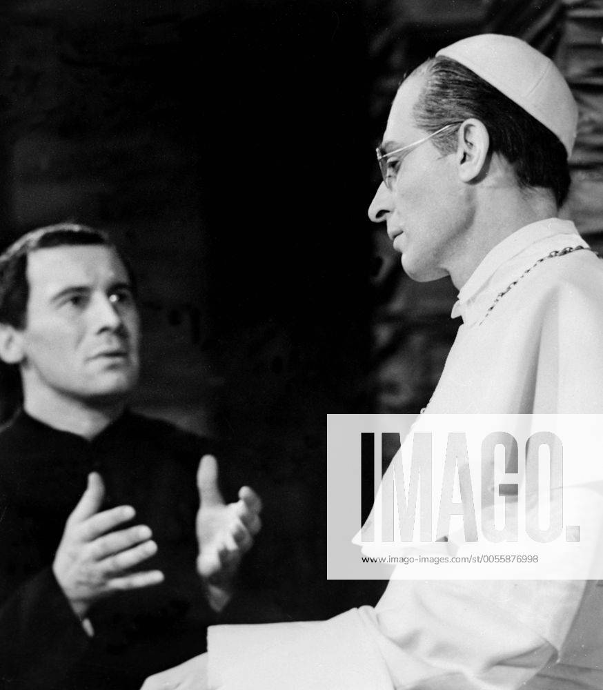 A scene during the final rehearsal of The Vicar , one of the most ...