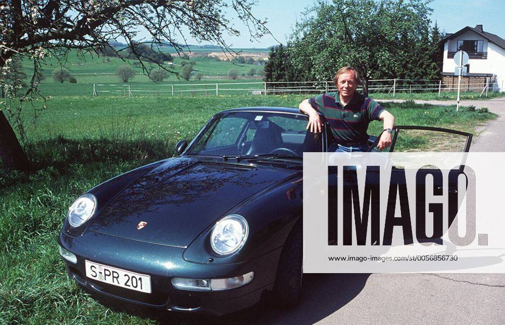 Claus Theo Gärtner mit Porsche 911 Turbo in Auto, Motor, Sport TV (VOX) 05 97 böw Mann TV Fernsehen
