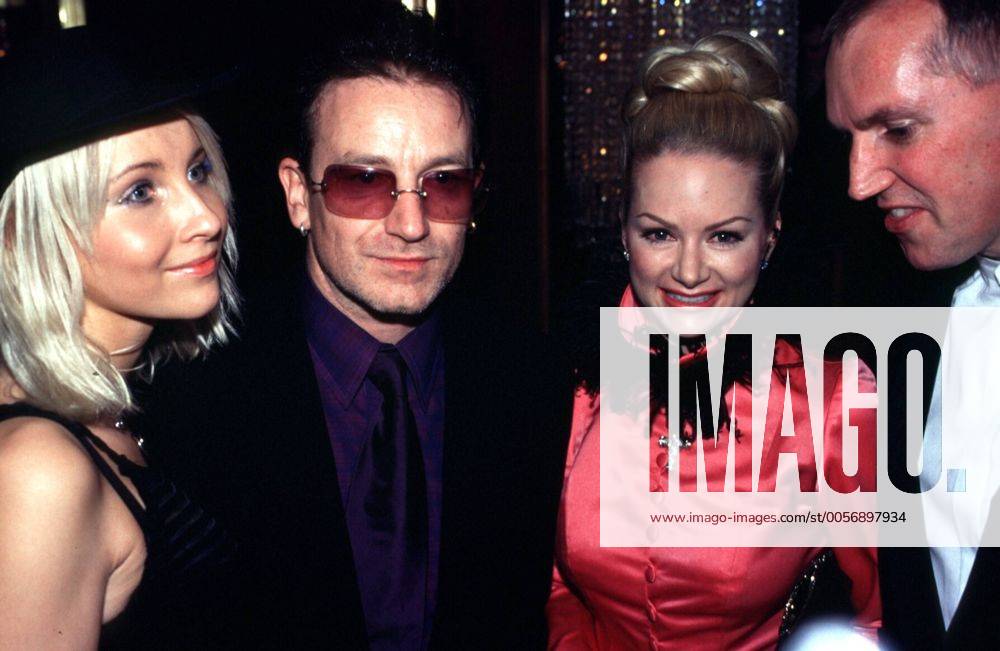 V.r. Thomas BorerFielding, Shawne Fielding, U 2 Sänger Bono Vox