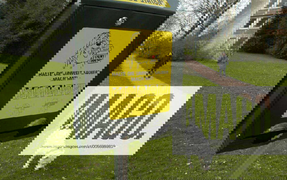 Feature Symbol: Tütenspender für Hundekot 04 06 thg Hinweis Gebot Hund ...