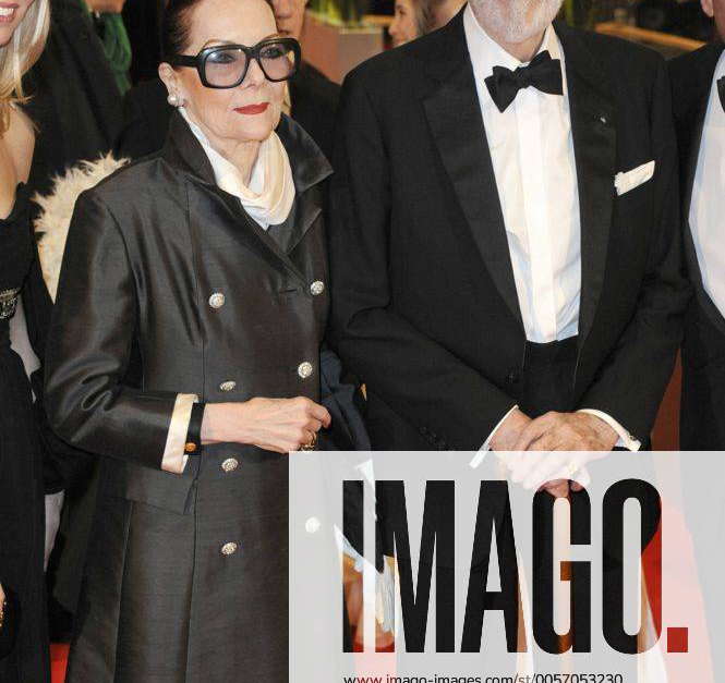 Actor Christopher Lee and wife Birgit Gitte Kroencke Lee attending the ...