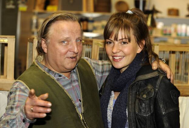Model Luise Risch Deutschland, Köln, 21.02.2012 Axel PRAHL und Luise RISCH bei den ...