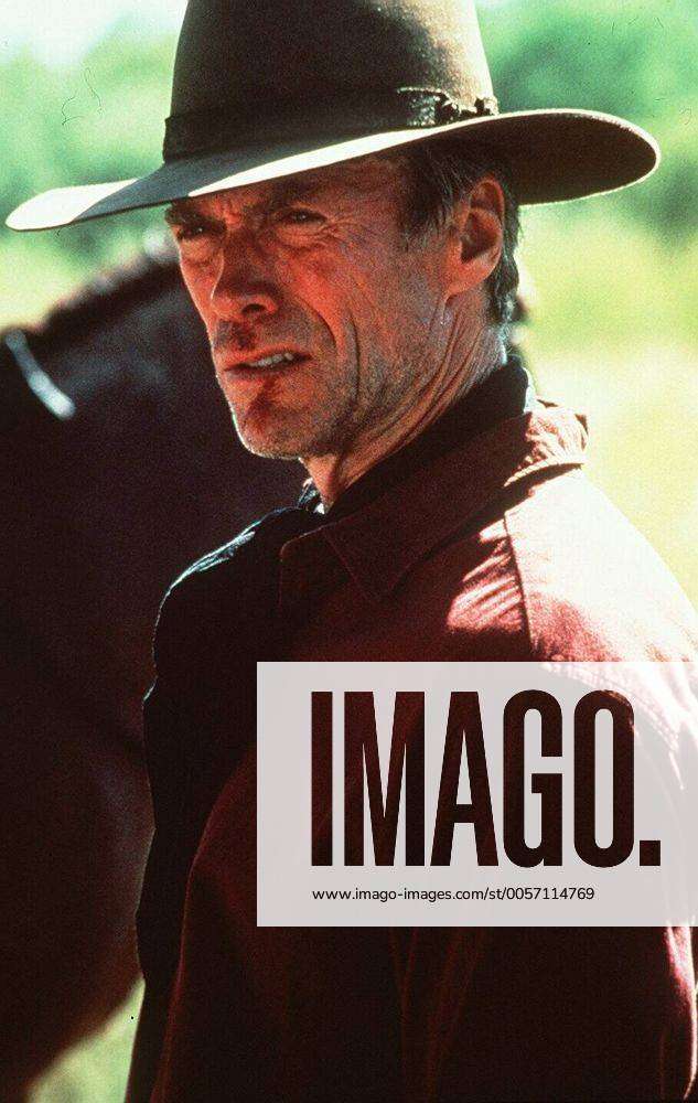 Clint Eastwood in Erbarmungslos teu hoch halb Hut Szene Mann