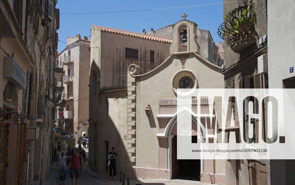 Kirche, Saint-Jean-Baptiste, Bonifacio, Korsika, Frankreich Oberstadt ...