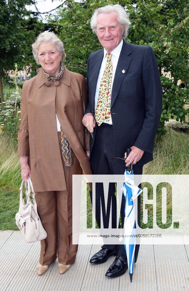 Michael Heseltine and his wife Anne at the preview day of the RHS ...