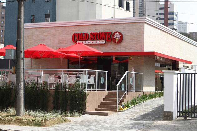 Eisdiele der Eisdielenkette - Cold Stone Creamery - in Curitiba ...